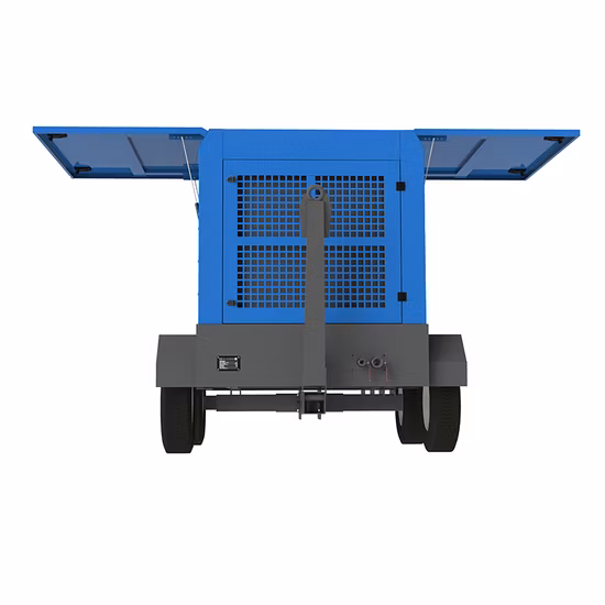 Воздушный компрессор W3.2/7 с дизельным приводом 7 бар для молотка